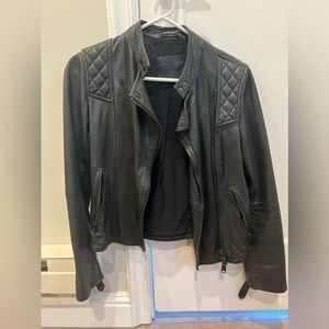 ALLSAINTS black leather jacket